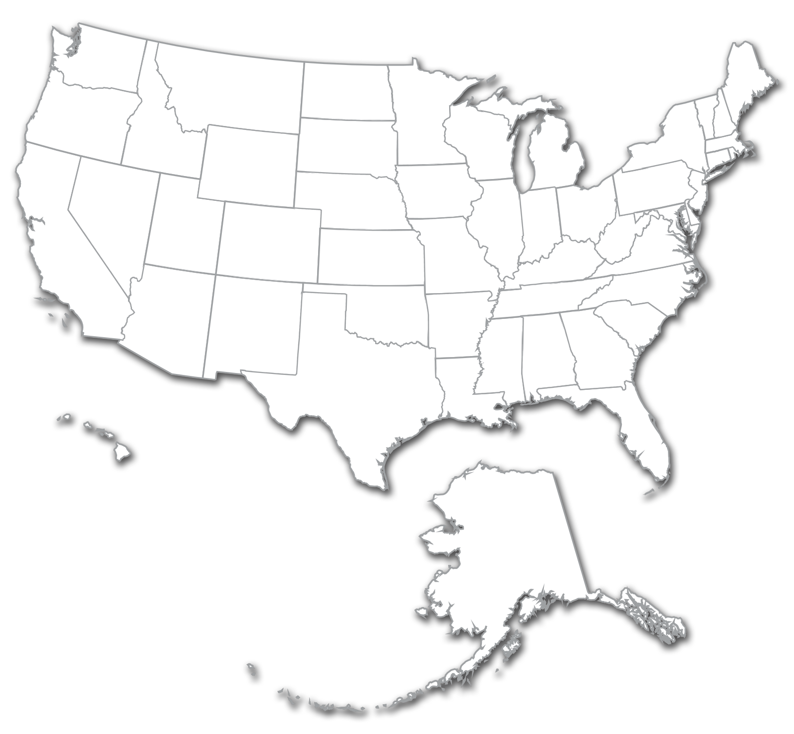 Map of the United States